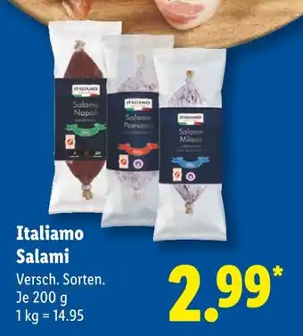 Lidl Italiano salame napoli Angebot