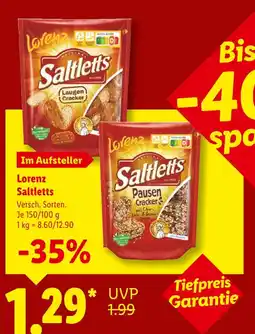 Lidl Lorenz saltletts laugen cracker Angebot