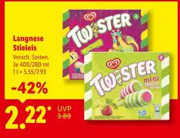 Lidl Langnese twister minisarah Angebot