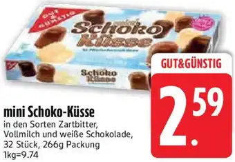 Edeka Gut & Günstig mini Schoko-Küsse Angebot