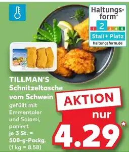 Kaufland Tillman's schnitzeltasche vom schwein Angebot
