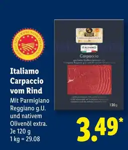 Lidl Italiano carpaccio vom rind Angebot