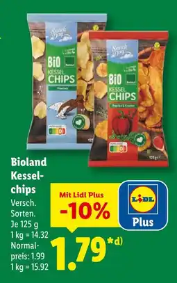 Lidl Snack day bioland kesselchips meersalz Angebot