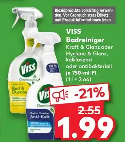 Kaufland Viss badreiniger Angebot