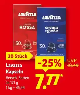 Lidl Lavazza qualità rossa kapseln Angebot