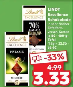 Kaufland Lindt excellence schokolade Angebot