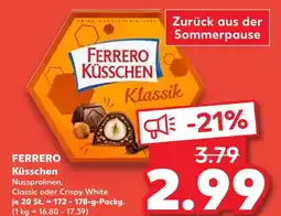 Kaufland Ferrero küsschen klassik Angebot