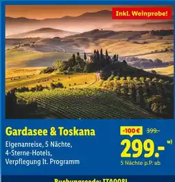 Lidl Gardasee & toskana Angebot