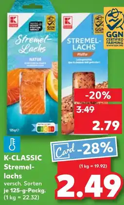 Kaufland K-classic stremel-lachs natur Angebot