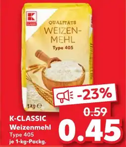 Kaufland K-classic weizenmehl Angebot