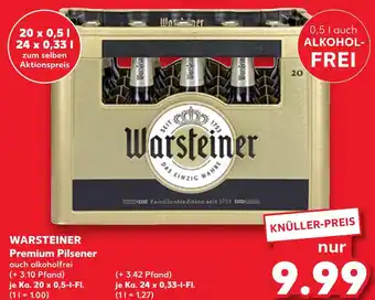 Kaufland Warsteiner premium pilsener Angebot