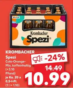 Kaufland Krombacher spezi Angebot