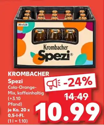 Kaufland Krombacher spezi Angebot