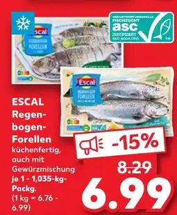Kaufland Escal regenbogen-forellen Angebot