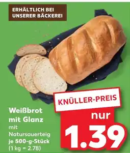 Kaufland Weißbrot mit glanz Angebot