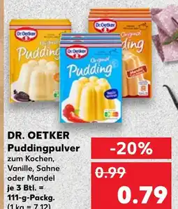 Kaufland Dr. oetker puddingpulver Angebot