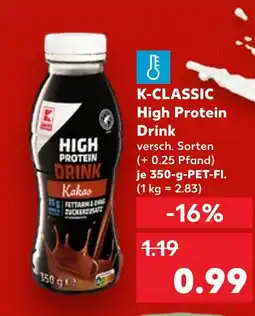 Kaufland K-classic high protein drink Angebot