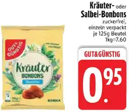 Edeka Gut & Günstig Kräuter- oder Salbei-Bonbons Angebot