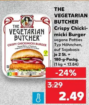 Kaufland The vegetarian butcher crispy chickimicki burger Angebot