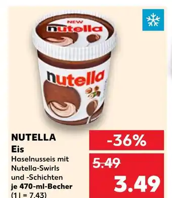 Kaufland Nutella eis Angebot