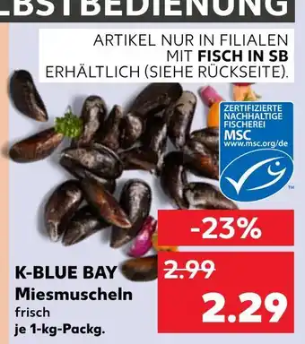 Kaufland K-blue bay miesmuscheln Angebot