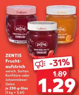 Kaufland Zentis fruchtaufstrich erdbeere Angebot