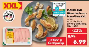 Kaufland K-purland hähnchenbrust-innenfilets xxl Angebot
