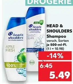 Kaufland Head & shoulders shampoo Angebot