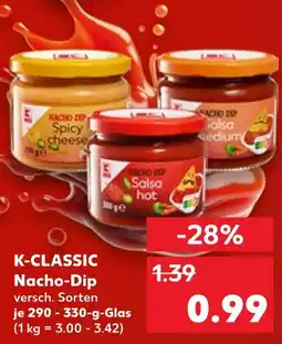 Kaufland K-classic nacho-dip spicy cheese Angebot