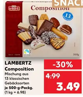 Kaufland Lambertz composition Angebot