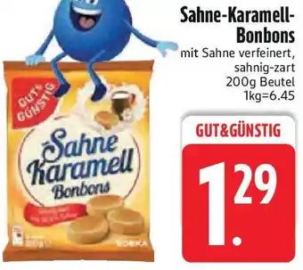 Edeka Gut & Günstig Sahne-Karamell Bonbons Angebot