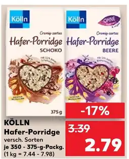 Kaufland Kölln hafer-porridge schoko Angebot