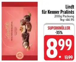 Edeka Lindt für Kenner Pralinés Angebot