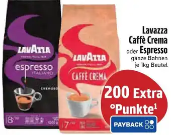 Edeka Lavazza Caffè Crema oder Espresso Angebot