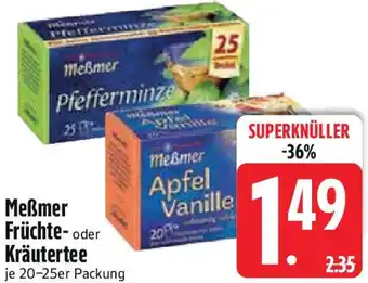 Edeka Meẞmer Früchte- oder Kräutertee Angebot