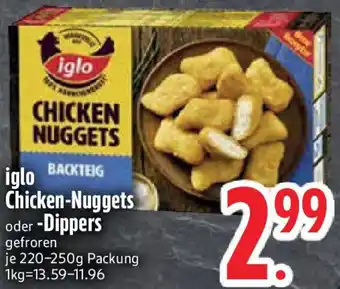 Edeka iglo Chicken-Nuggets oder Dippers Angebot