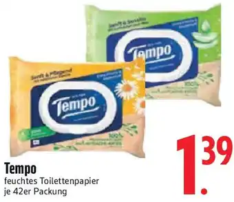 Edeka Tempo feuchtes Toilettenpapier Angebot