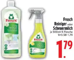 Edeka Frosch Reiniger oder Scheuermilch Angebot