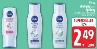 Edeka Nivea Shampoo oder Spülung Angebot