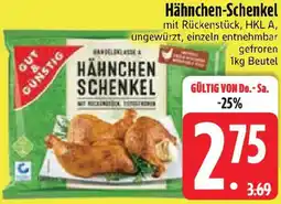 Edeka Gut & Günstig Hähnchen-Schenkel Angebot
