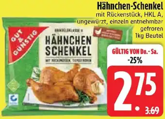Edeka Gut & Günstig Hähnchen-Schenkel Angebot