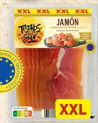 Aldi Nord Tesoros del Sur Jamón Serrano XXL Angebot
