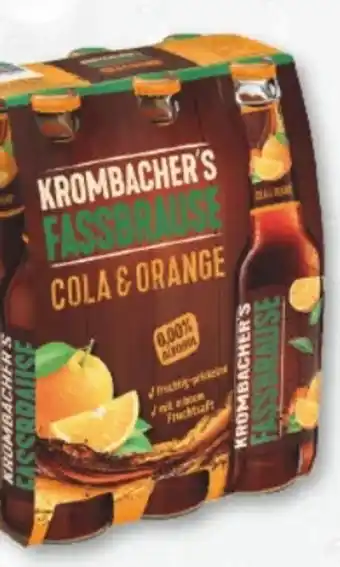 trinkgut Krombacher Krombacher's Fassbrause Angebot