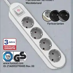 Aldi Nord Workzone 4-fach-Design-Steckdosenleiste Angebot