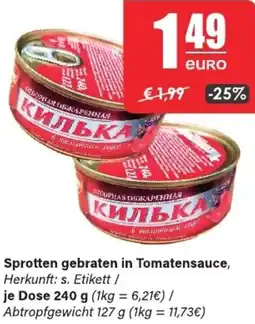 LEDO Sprotten gebraten in Tomatensauce Angebot