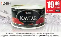 LEDO LEMBERG Gorbuscha-Lachskaviar PLATINUM Angebot