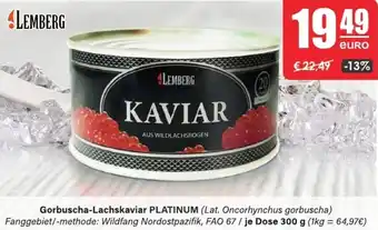 LEDO LEMBERG Gorbuscha-Lachskaviar PLATINUM Angebot