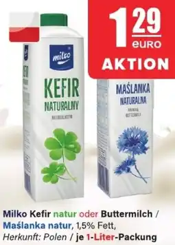 LEDO Milko Kefir natur oder Buttermilch/ Maślanka natur Angebot