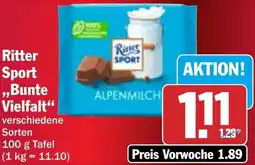 HIT Ritter Sport ,,Bunte Vielfalt" Angebot
