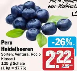 HIT Peru Heidelbeeren Angebot
